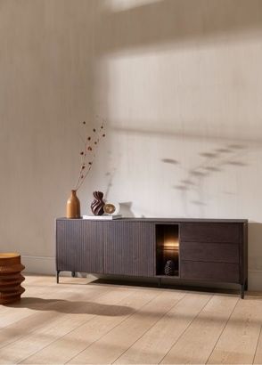 XOOON Trenton, Sideboard 240 cm. - 2 türen + 3 schubladen + 2 nischen -  - 5