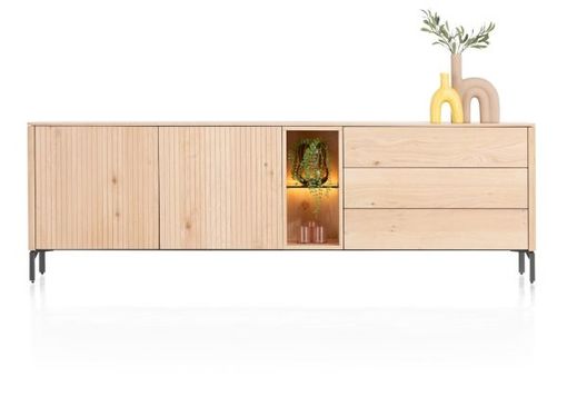 XOOON Trenton, Sideboard 240 cm. - 2 türen + 3 schubladen + 2 nischen -  - 1