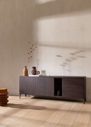 XOOON Trenton, Sideboard 210 cm. - 2 türen + 3 schubladen + 2 nischen -  - 6