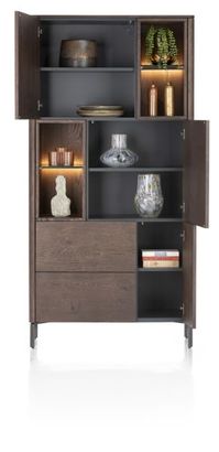 XOOON Trenton, Schrank 95 cm - 3-Türen + 2-Laden + 4-Nischen -  - 3