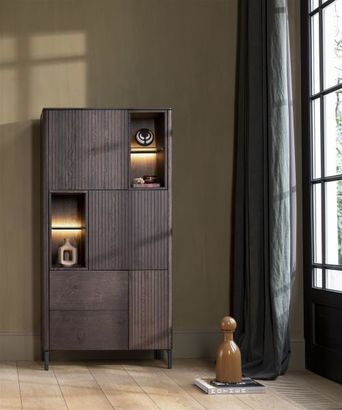 XOOON Trenton, Schrank 95 cm - 3-Türen + 2-Laden + 4-Nischen -  - 4