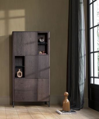 XOOON Trenton, Schrank 95 cm - 3-Türen + 2-Laden + 4-Nischen -  - 6