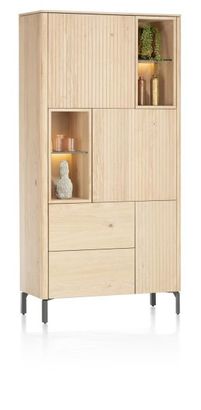 XOOON Trenton, Schrank 95 cm - 3-Türen + 2-Laden + 4-Nischen -  - 2