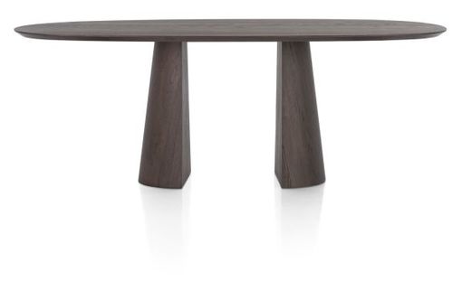 XOOON Trenton, Tisch 210 x 105 cm - Braun - 4