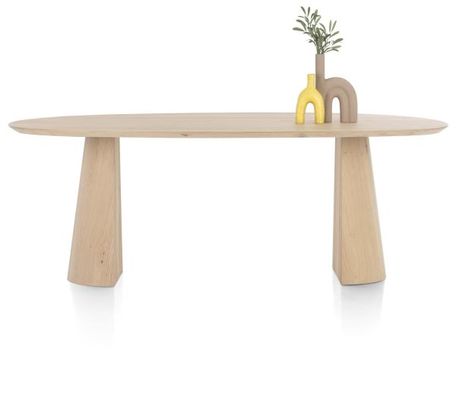 XOOON Trenton, Tisch 210 x 105 cm - Beige, Braun - 1