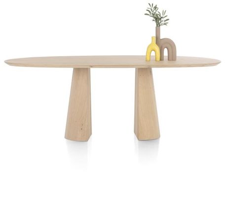 XOOON Trenton, Tisch 210 x 105 cm - Beige, Braun - 2