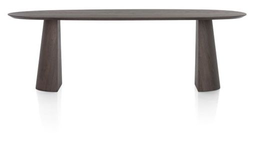 XOOON Trenton, Tisch 240 x 110 cm - Braun - 4