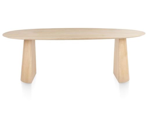 XOOON Trenton, Tisch 240 x 110 cm - Beige, Braun - 4