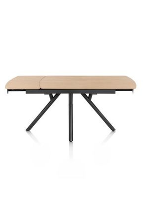 XOOON Novello, Ausziehtisch 140 (+ 50) x 100 cm - Beige, Braun - 1