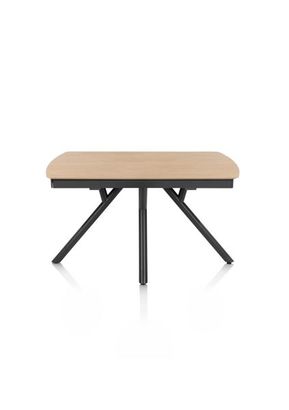 XOOON Novello, Ausziehtisch 140 (+ 50) x 100 cm - Beige, Braun - 3