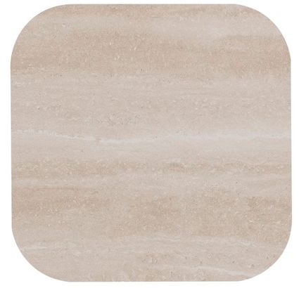 XOOON Brianto, Couchtisch 90 x 90 cm - Keramik Platte - Beige - 2