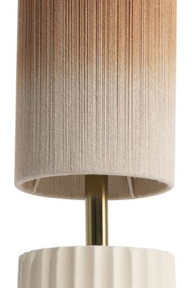 Coco Maison Tischleuchte "Ambre" mit Farbverlauf - Braun, Taupe - 5