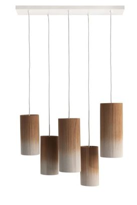 Coco Maison Ambre Hängelampe 5*E27 - Braun, Taupe - 4