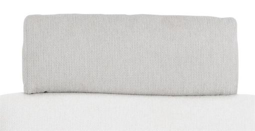 XOOON Carini, Kopfstütze für 3.5-Sitzer + Ottomane - 60 cm - Grau, Weiss - 1