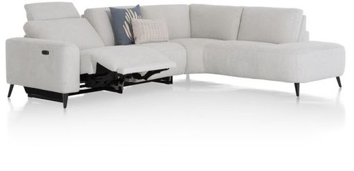 XOOON Carini, Kopfstütze für 3.5-Sitzer + Ottomane - 60 cm - Grau, Weiss - 8