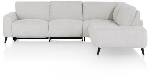 XOOON Carini, Ecksofa 2,5 Sitzer Armlehne links elektrisch + Ottomane rechts - Vada Ivory -  - 7