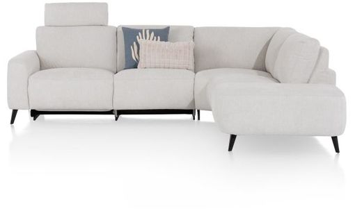 XOOON Carini, Ecksofa rechts - Stoff Vada ivory -  - 1