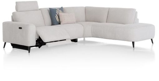 XOOON Carini, Ecksofa rechts - Stoff Vada ivory -  - 4