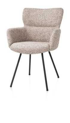 XOOON Sage, Armlehnstuhl - 4-Fußen - Schwarz/ Anthrazit, Braun, Grau, Gruen, Orange, Taupe, Weiss - 2