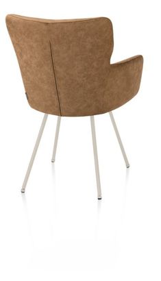 XOOON Sage, Armlehnstuhl 4 Fußen creme - Stoff Oregon -  - 3