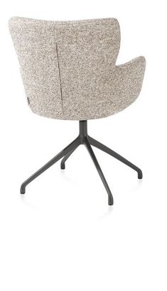 XOOON Sage, Armlehnstuhl drehbar - graphit - Stoff Luton - Kupfer - 3