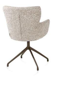 XOOON Sage, Armlehnstuhl drehbar - steelbrown - Stoff Luton - Kupfer - 3