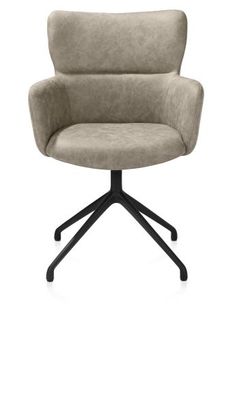 XOOON Sage, Armlehnstuhl drehbar - rough off black - Stoff Oregon -  - 1