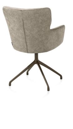 XOOON Sage, Armlehnstuhl drehbar - steelbrown - Stoff Oregon -  - 3