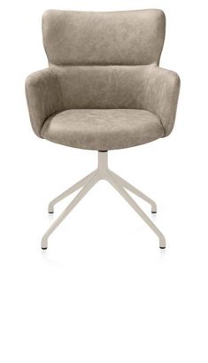 XOOON Sage, Armlehnstuhl drehbar - creme - Stoff Oregon -  - 1