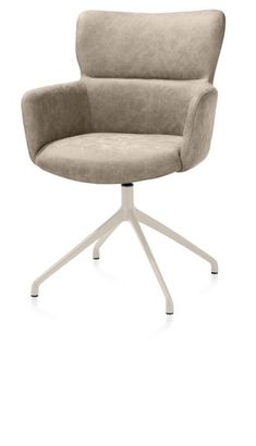 XOOON Sage, Armlehnstuhl drehbar - creme - Stoff Oregon -  - 2