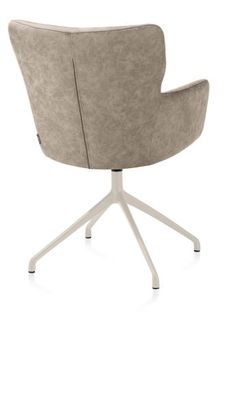 XOOON Sage, Armlehnstuhl drehbar - creme - Stoff Oregon -  - 3