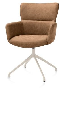 XOOON Sage, Armlehnstuhl drehbar - creme - Stoff Oregon -  - 2