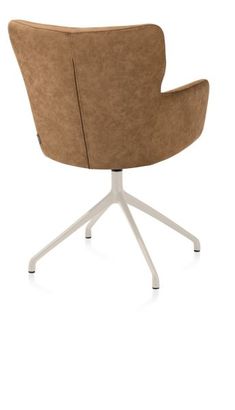 XOOON Sage, Armlehnstuhl drehbar - creme - Stoff Oregon -  - 3