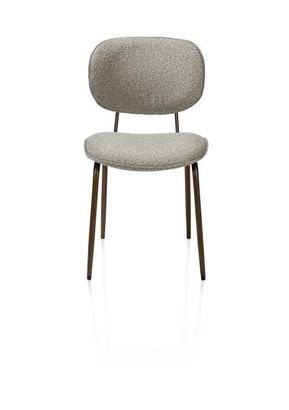 XOOON Lexi, Stuhl - steelbrown - Stoff Cloudy - Oliv - 1