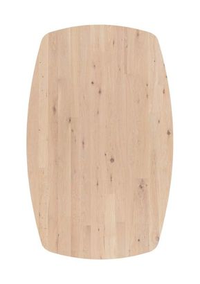 XOOON Arvada, Tresentisch 160 x 100 cm, oval, 4 Beine - Beige, Weiß, Gelb - 2