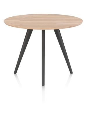 XOOON Arvada, Tresentisch 140 cm, rund, 4 Beine - Beige, Weiß, Gelb - 1