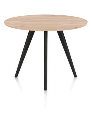 XOOON Arvada, Tresentisch 140 cm, rund, 4 Beine - Beige, Weiß, Gelb - 1
