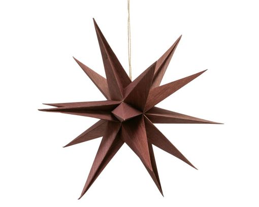 3D-Stern "Kassia", braun, Durchmesser ca. 40 cm - Braun - 1