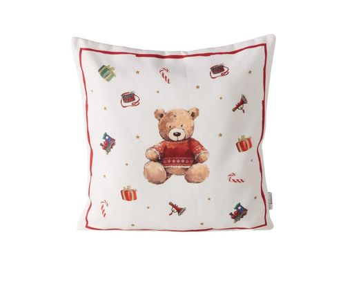 Kissen "Bailey", ca. 45x45 cm - Weiß - 1