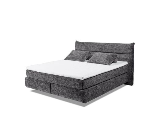 Boxspringbett "Essen" inkl. Topper - Anthrazit - 1