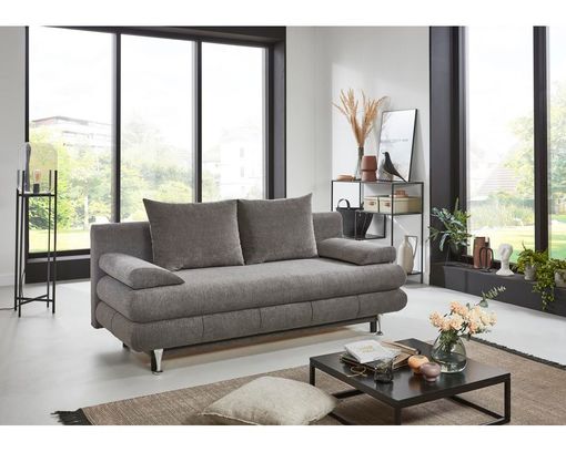 Schlafsofa "Svea" mit Stauraum - Grau - 1