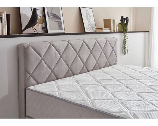 Boxspringbett "Sassenberg", ca. 180x200 cm - Silber - 2