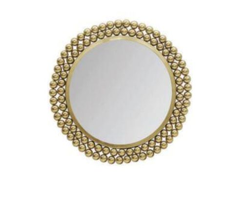 Dekospiegel "Memmingen", gold, rund - Gold - 1