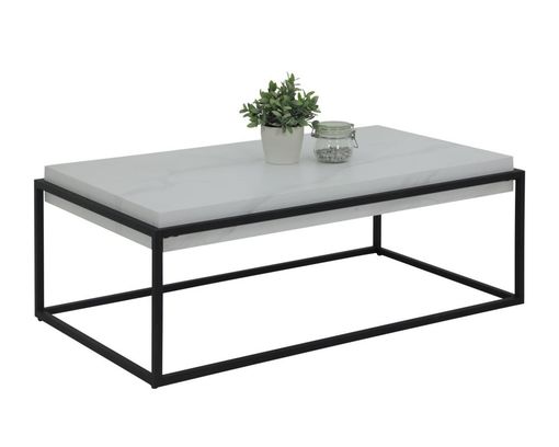 Couchtisch "Hellen" - Hellgrau/Schwarz - 1