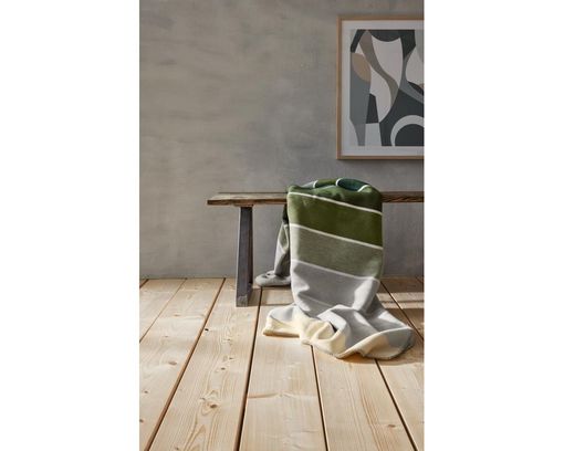 Interliving Decke 9114, ca. 150x200 cm, grün - Horizon green - 1