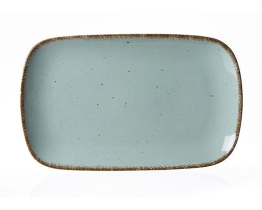 Servierplatte "Casa", ca. 33x20 cm, blau - Blau - 1