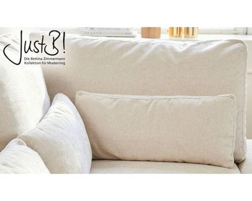 Nierenkissen "PM100" Musterring JustB! Bettina Zimmermann Kollektion ca. 56 x 25 cm - natur/beige - 2