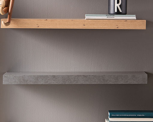 Regal/Wandboard/Steckboard "Maine" graphit, ca. 60 cm - graphit - 1