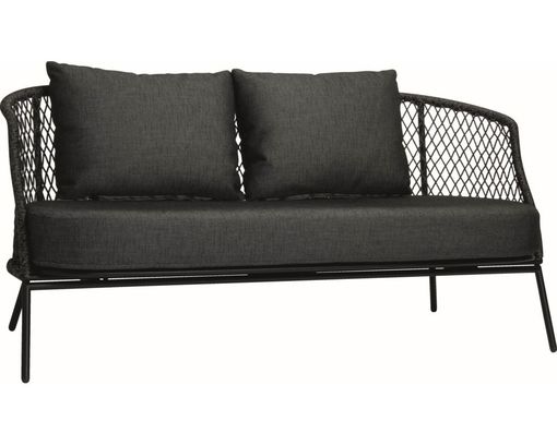 Stern Kufenbank "Odea", Kordel - Schwarz - 1