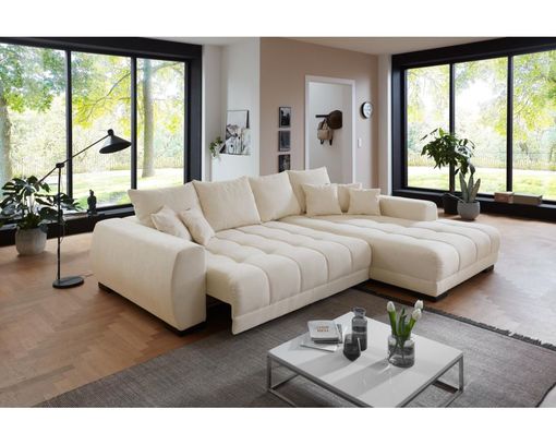 Wohnlandschaft "Ixheim", leger, mit elektrischer Sitztiefenverstellung - Beige - 2